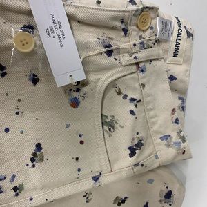 Caron Callahan canvas splatter pant